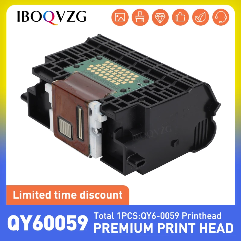 Печатающая головка IBOQVZG QY6 0059 Печатающая головка принтера Печатающая головка для Canon IP4200 MP500 MP530 Для Canon Часть принтера