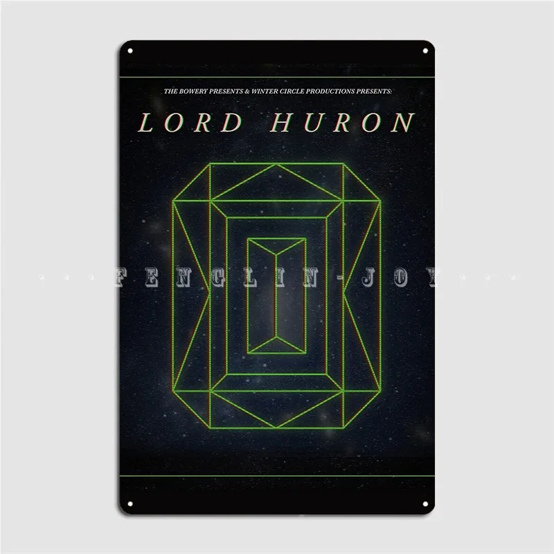 Плакат Нового альбома Lord Huron Vide Noir Металлическая Табличка Cinema Kitchen Club Bar Забавные Таблички Жестяные Вывески Плакаты