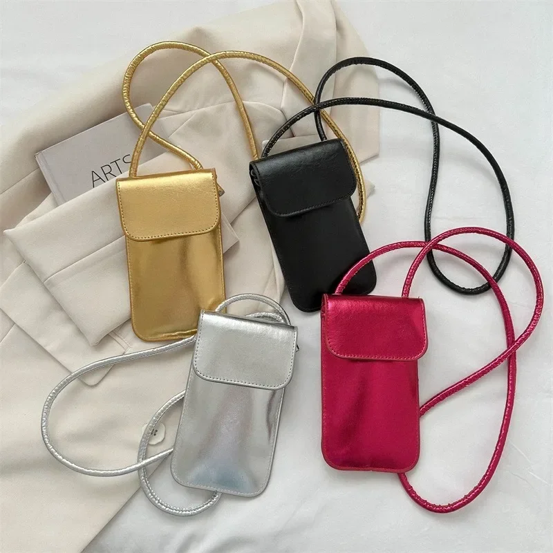 Повседневные женские сумки, кошельки из искусственной кожи, однотонный кошелек для мобильного телефона, женская сумка через плечо, женские сумки для денег, сумка-мессенджер
