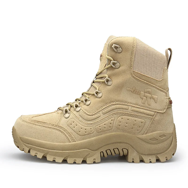Повседневные мужские кожаные ботинки в стиле милитари от бренда Special Force Tactical Desert Combat, мужская уличная обувь, размер по щиколотку 39-46