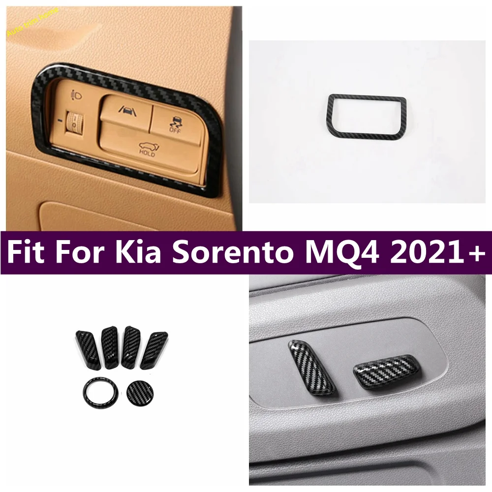 Подходит для Kia Sorento MQ4 2021 2022 2023 Переключатель управления лампой головного света/Кнопка регулировки сиденья с памятью Аксессуары для отделки крышки