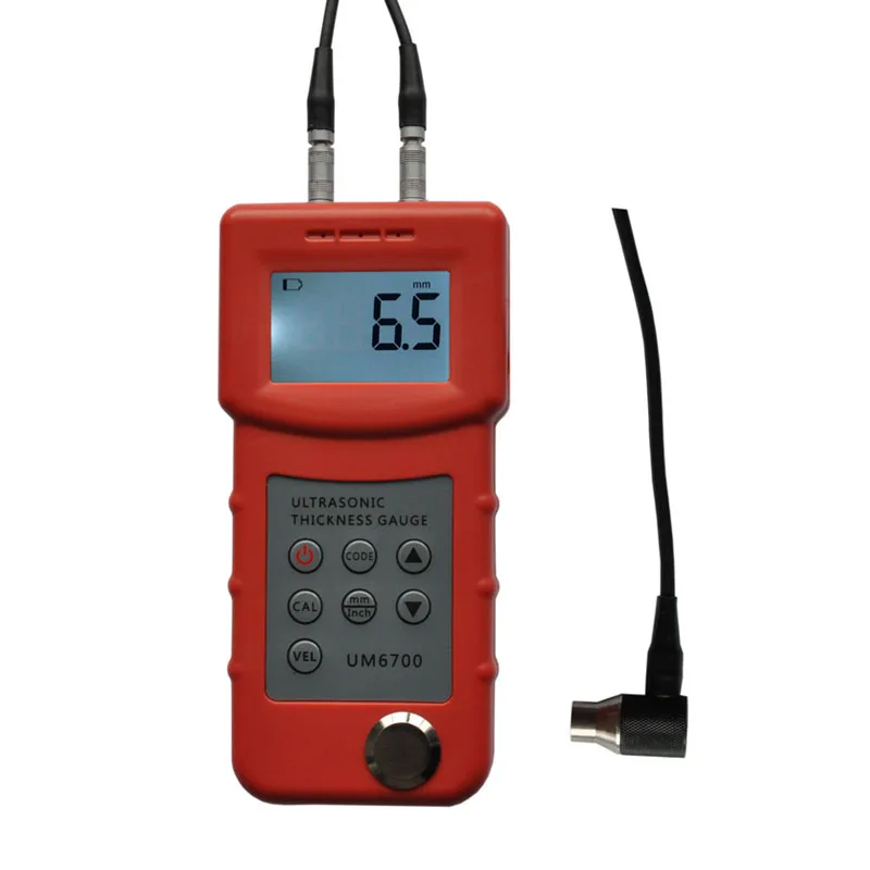 Портативный ультразвуковой толщиномер UM6700 для цифрового контроля толщины металла