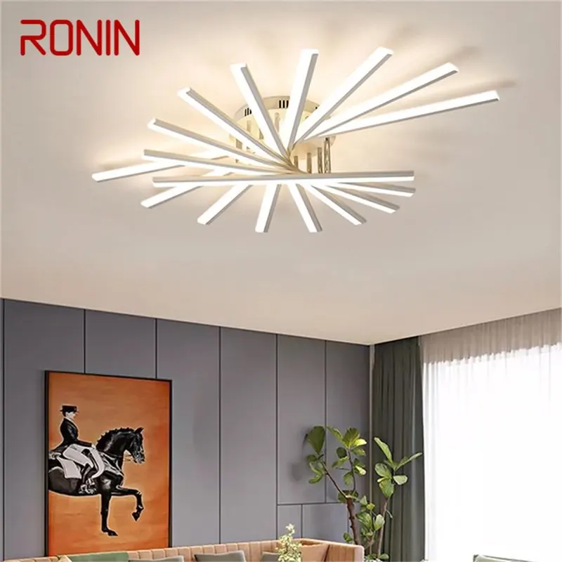 Потолочные Светильники RONIN Nordic Современные Креативные Светильники LED Home Светильники Для Гостиной Столовой