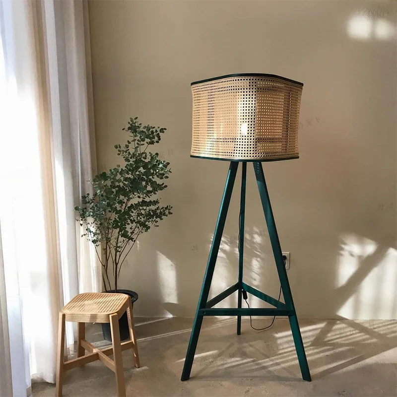 Прикроватная лампа с рамкой для светильника для проживания в семье hotel inn мебель из массива дерева из ротанга