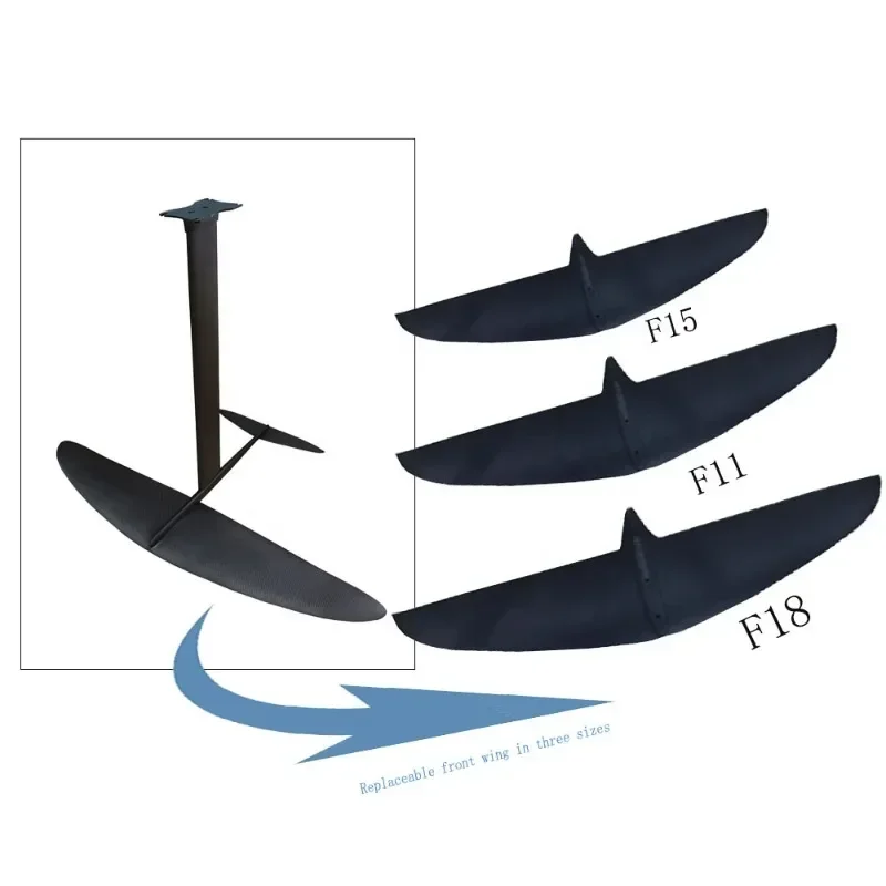 Продается целый комплект подводных крыльев из углеродистого алюминия или сменные детали Крыло из фольги