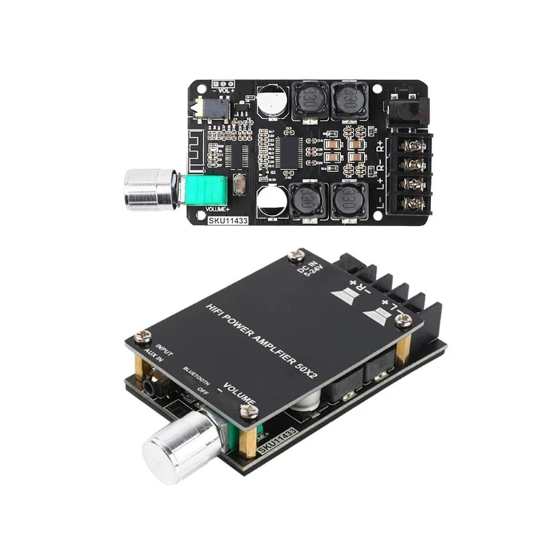 Проект динамика DIY Essential Wireless Digital Power Amplifier Board TPA3116D2 с чипом Blue tooth 5.0 Мощный Чистый Звук