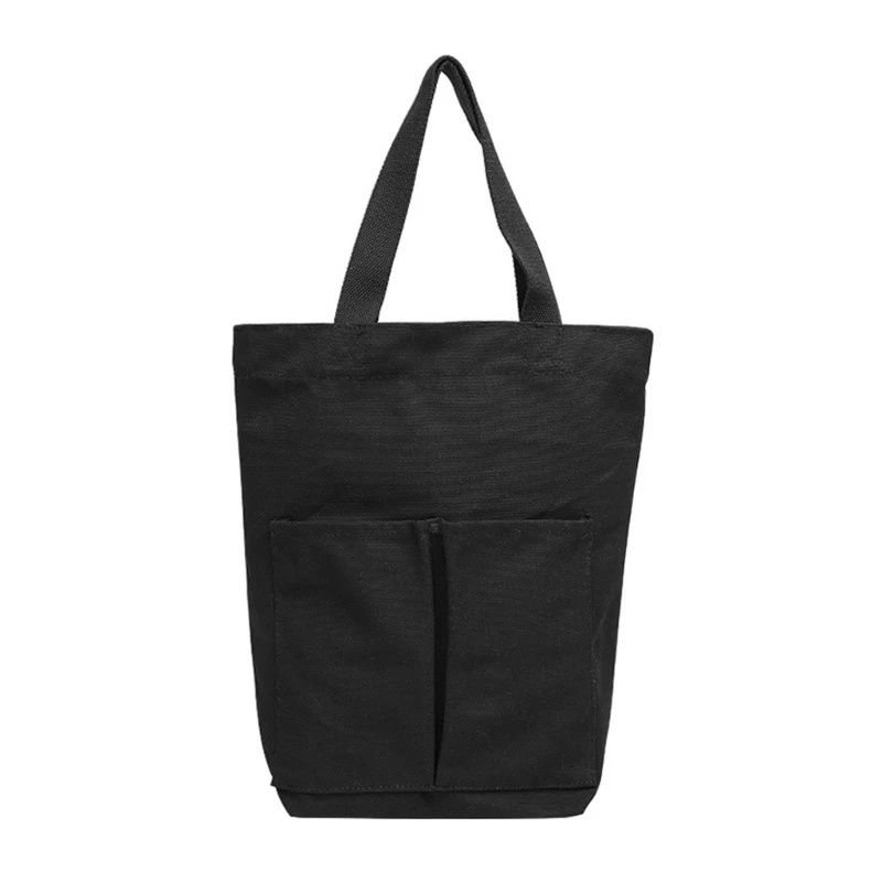 Простые холщовые сумки-тоут, пляжная сумка, сумка для покупок, повседневная большая сумка с ручками для женщин, подарок для девочек
