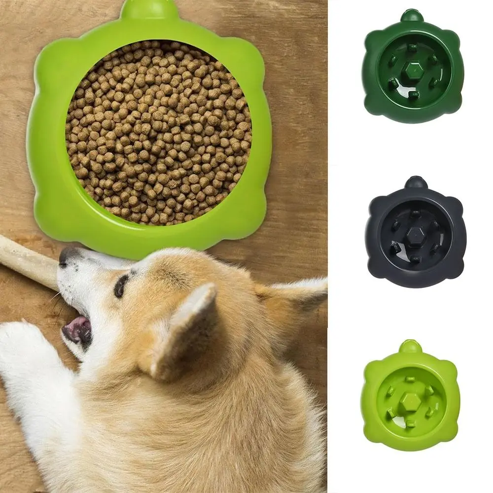 Противоскользящая миска для собак с медленным питанием, Удобная пластиковая, легко моющаяся миска для собак с медленным питанием, интерактивная миска для собак с лабиринтом
