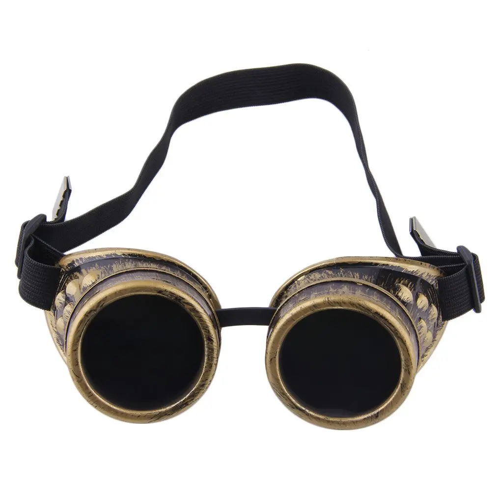 Профессиональные кибер-очки Паровые очки Винтажные сварочные готические викторианские велосипедные солнцезащитные очки для спорта на открытом воздухе