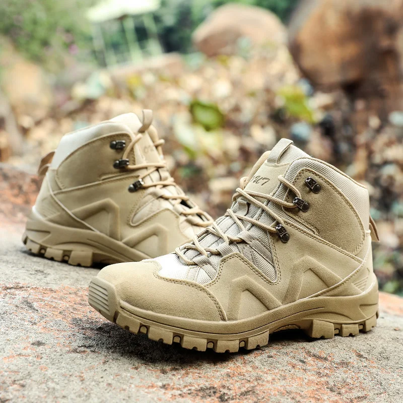 Профессиональные походные ботинки, мужские зимние уличные военные Мужские тактические ботинки, Дышащие армейские ботинки, мужские охотничьи треккинговые ботинки