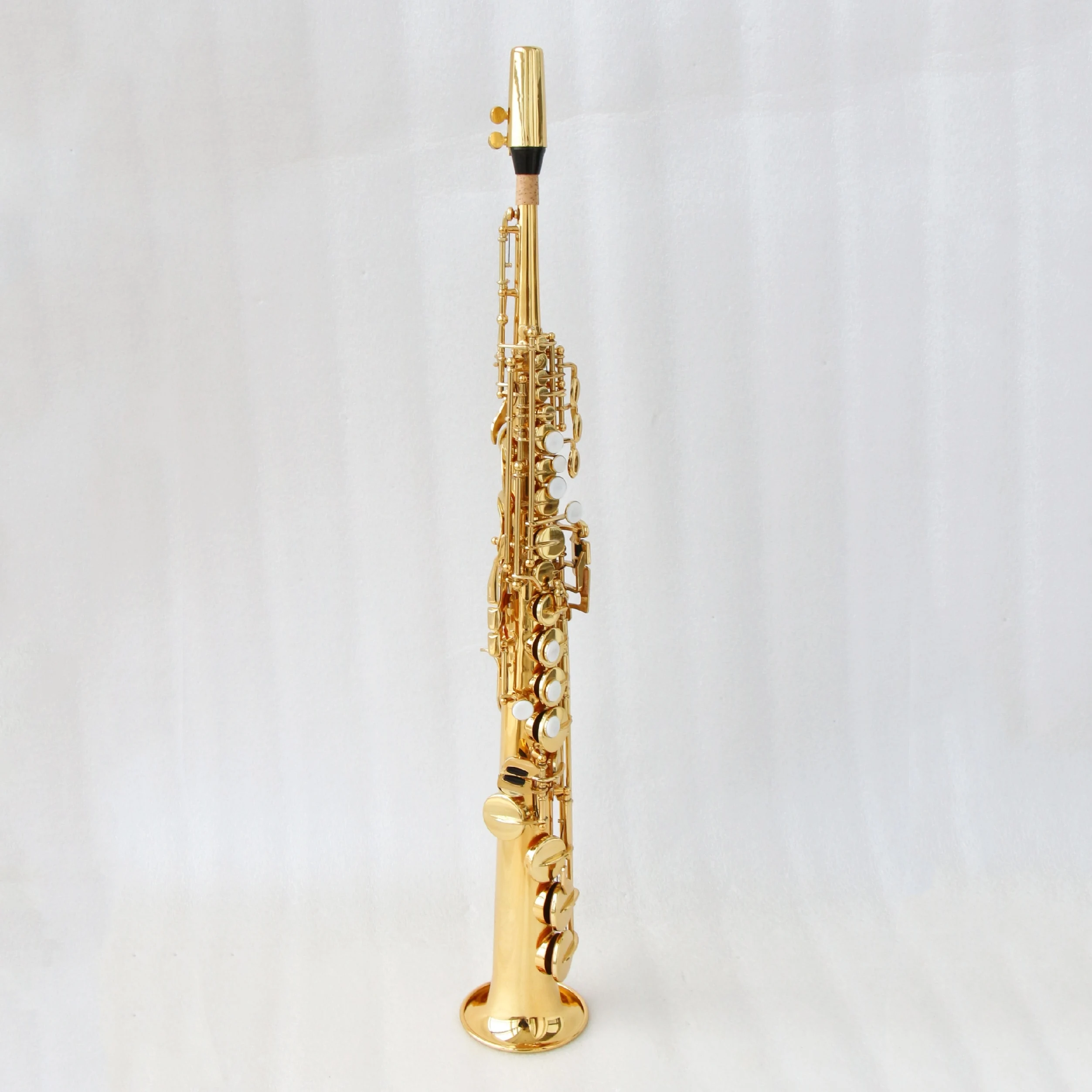 Профессиональный прямой сопрано-саксофон по прейскуранту завода-изготовителя латунный корпус золотой лак саксофон сопрано