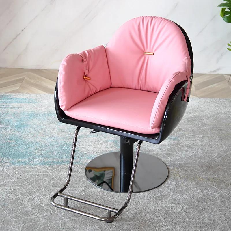 Прочное и удобное кресло для парикмахерской с регулируемой высотой