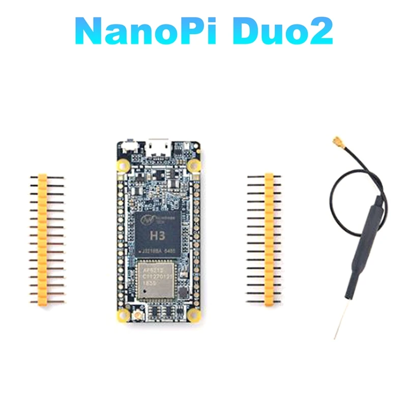 Разработанная Nanopi DUO2 плата 512M DDR3 Allwinner H3 Cortex-A7 Wifi Bluetooth Модуль Ubuntucore Iot Приложения
