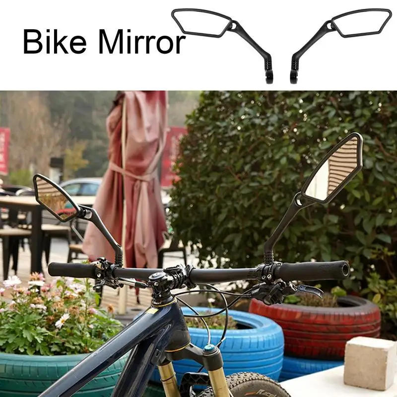 Регулируемое велосипедное зеркало, задний отражатель для горного велосипеда из нержавеющей стали, Произвольное вращение Велосипедного инструмента для горных велосипедов Road