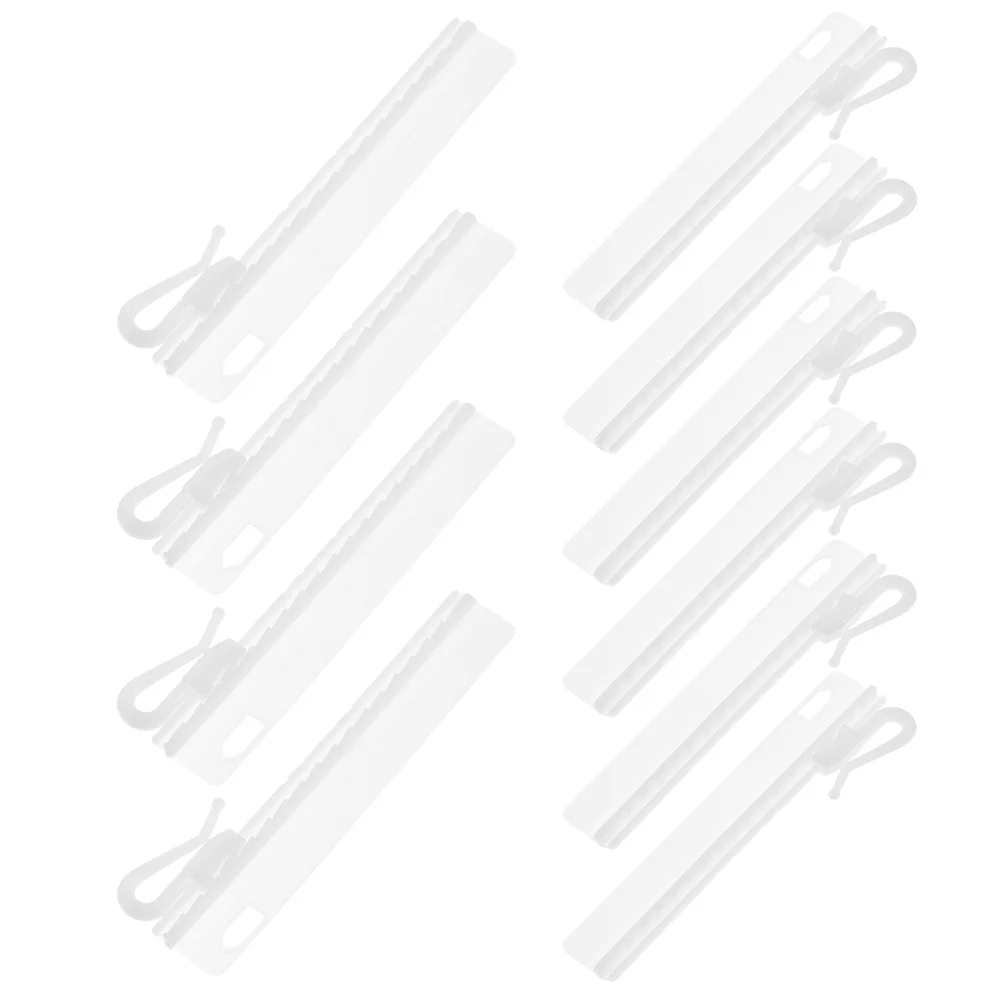 Регулируемые пластиковые крючки для штор для защелкивания складок, фиксирующая лента, Зажимные кольца для подвешивания