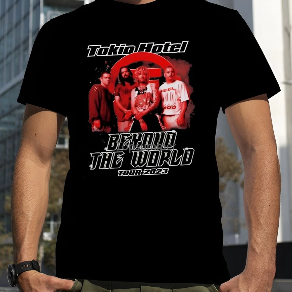 Редкая футболка Tokio Hotel Beyond The World Tour в подарок для семьи, мужская футболка S-4Xl
