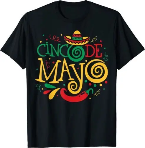 Рождественская ФУТБОЛКА Cinco De Mayo Fiesta Surprise Camisa 5 De Mayo Viva Mexico 2D