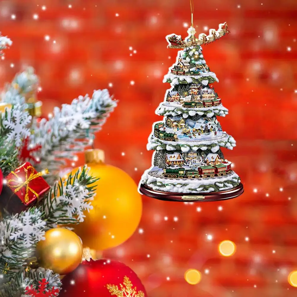 Рождественский кулон в деревенском стиле, Изысканная Рождественская елка, Подвеска в виде снеговика, Праздничные украшения для дома, фермерского дома, Уникальное Рождество