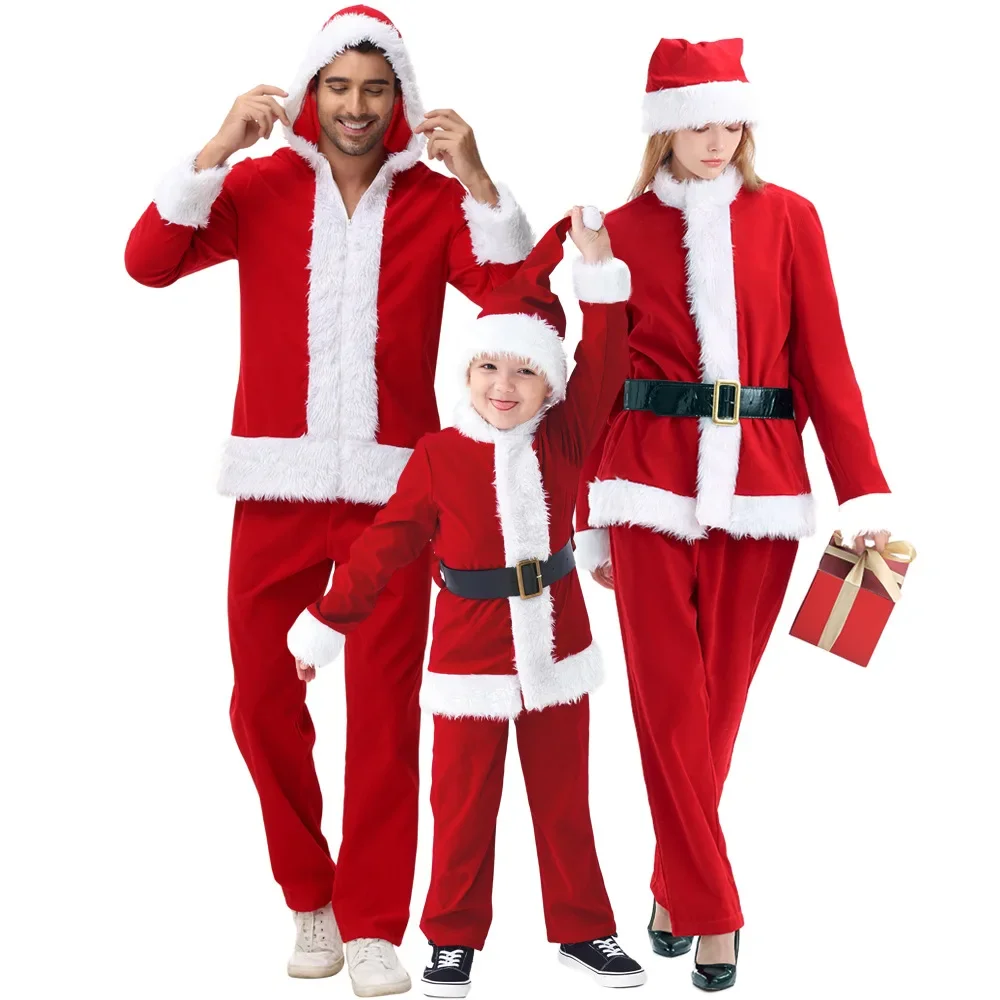 Роскошный Помощник Санта-Клауса, косплей для взрослых и детей, Рождественский костюм Эльфа, Маскарадный костюм для семьи, Рождественский Новогодний наряд