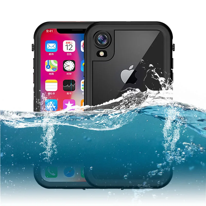 Роскошный Противоударный Чехол Для iPhone X XR XS Max Водонепроницаемый Чехол Для iPhone 13 12 11 Pro Max Cover Outdoor Sport Underwater Coque