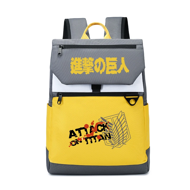 Рюкзак Attack On Titan The Final Season, мультяшные школьные сумки для студентов, детская сумка для книг, дорожная сумка, сумка через плечо, рюкзак Mochila