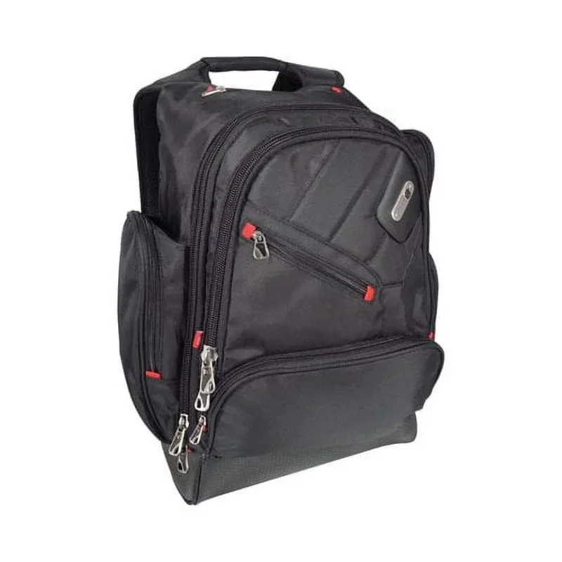 Рюкзак для ноутбука 19,5 дюйма, Черные школьные сумки