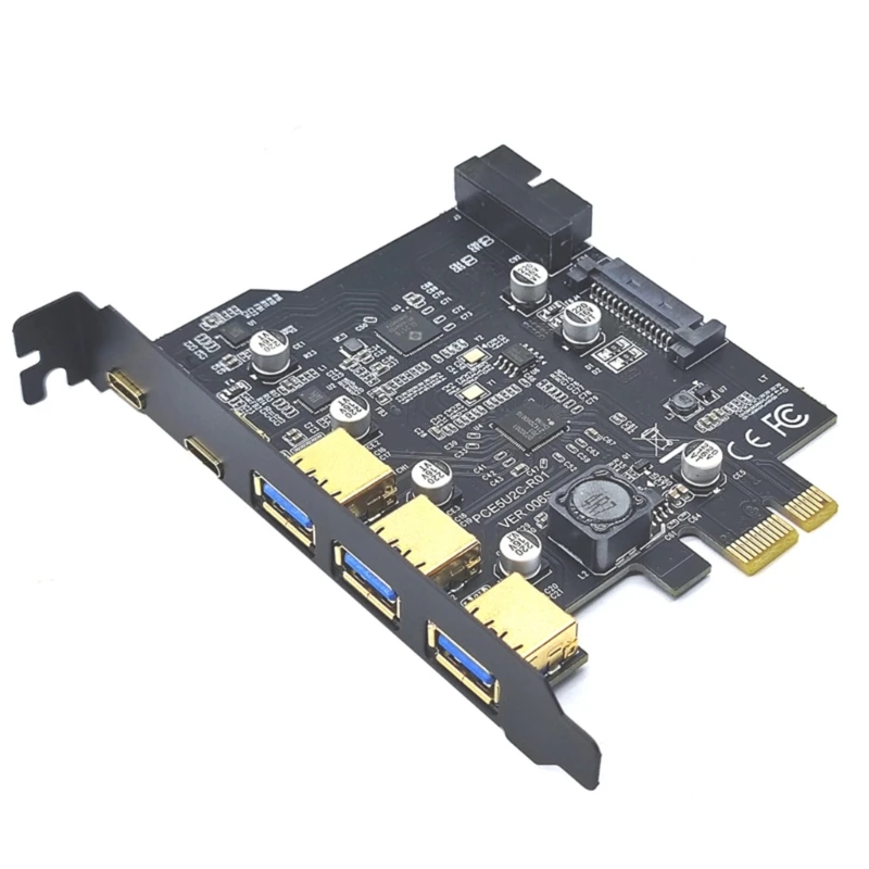 Сверхбыстрая карта USB 3.2 Gen2 PCIe Type C, плата адаптера USB PCI-E PCI, прямая поставка