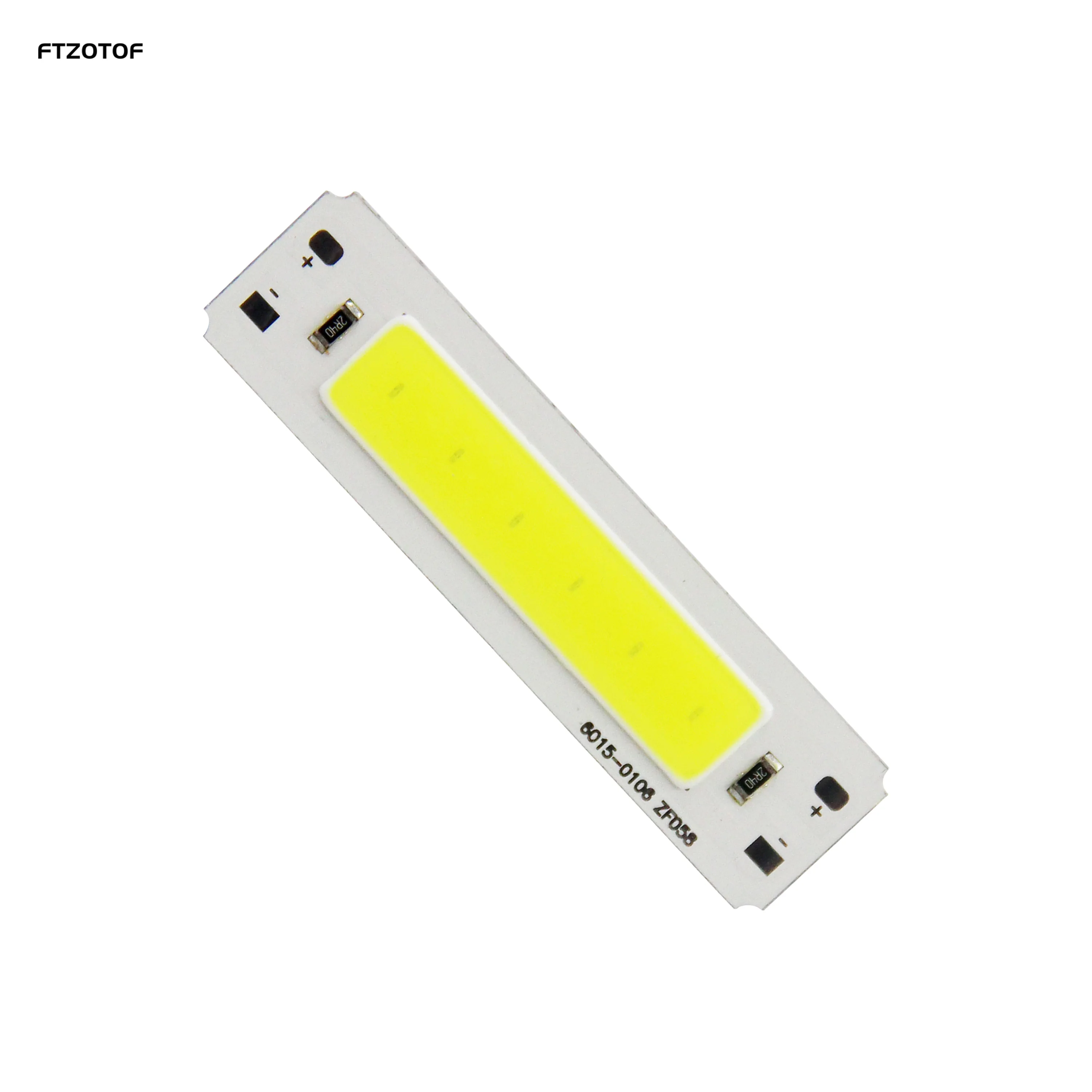 Светодиодный 5 В Постоянного Тока 60 × 15 мм 2 Вт COB Ламповый Источник Освещения Теплый Цвет Холодный Белый Для Портативной Энергосберегающей USB-Лампы Велосипедная Лампа Работает