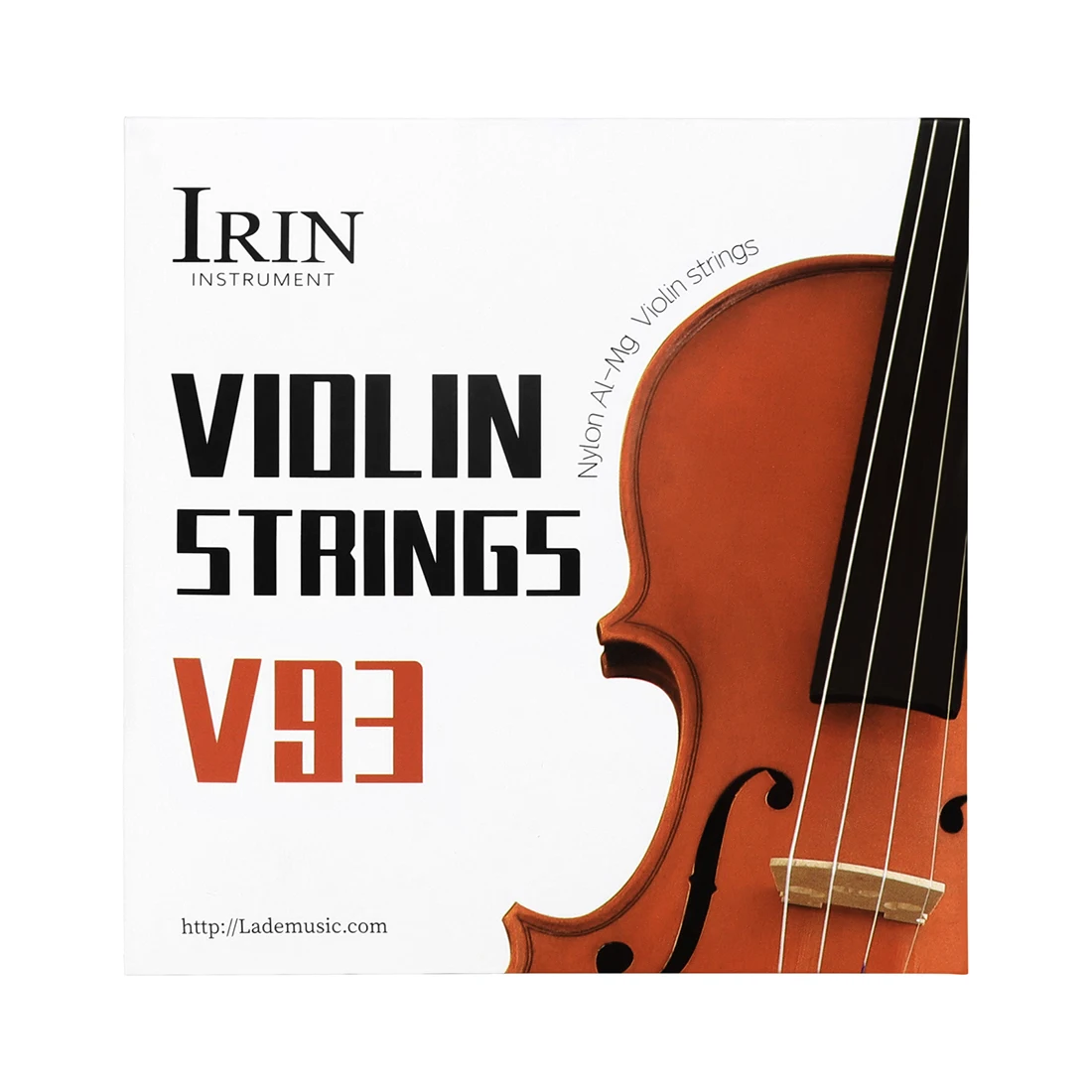 Скрипичные Струны IRIN V93 Высококачественный Нейлон С АлюминиевоМагниевой Обмоткой Серебристо Никелированные Скрипичные Струны Запчасти для скрипки Аксессуары