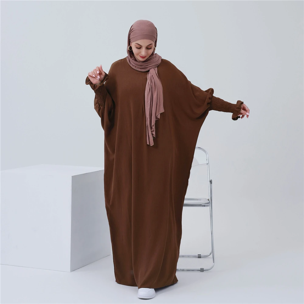 Скромный Химар Повседневная Абая Элегантные мусульманские женщины Длинное платье Макси Молитвенная одежда Дубай Исламский Арабский Кафтан Халат Одежда Рамадан
