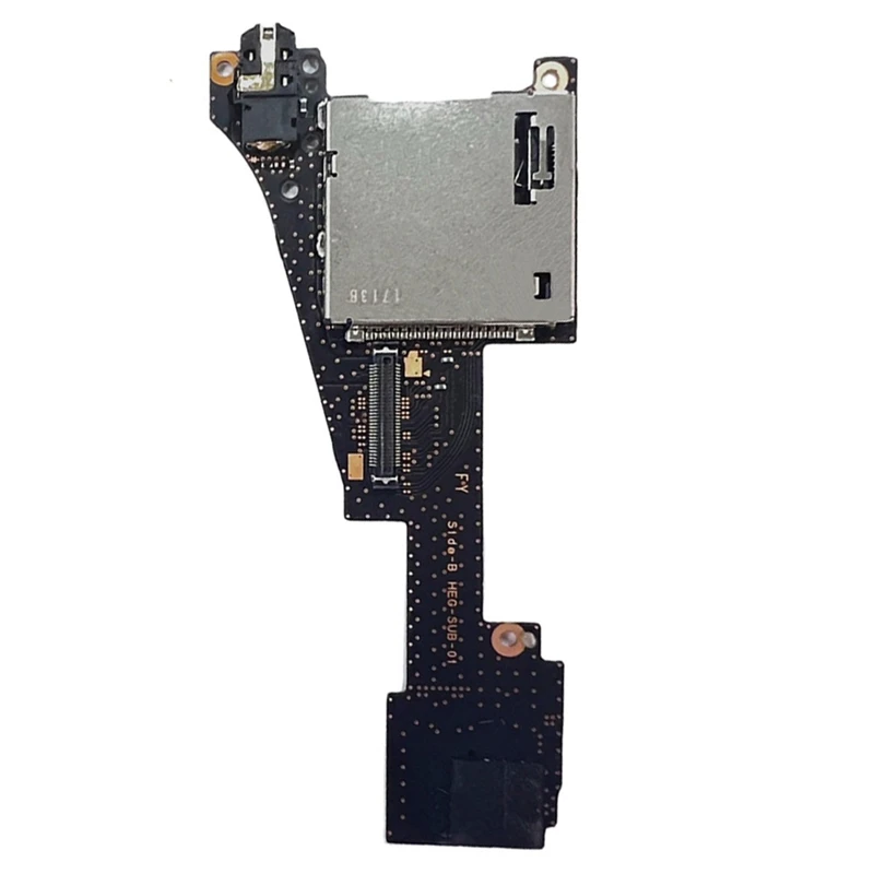 Слот для карт памяти игрового картриджа, устройство для чтения карт памяти с разъемом для наушников для замены OLED-консоли Ninten NS Switch.
