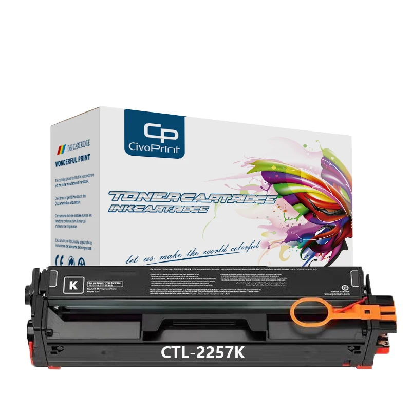 Сменный картридж с тонером CTL-2257K CMY ДЛЯ цветного лазерного принтера Pantum CP2257DN CM2277ADN MFP
