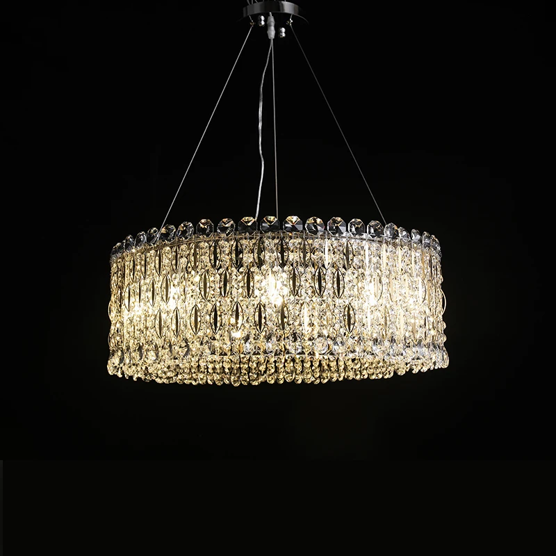 Современный стиль, высококачественная декоративная нержавеющая сталь и хрустальные подвесные светильники, люстры для столовой в скандинавском стиле