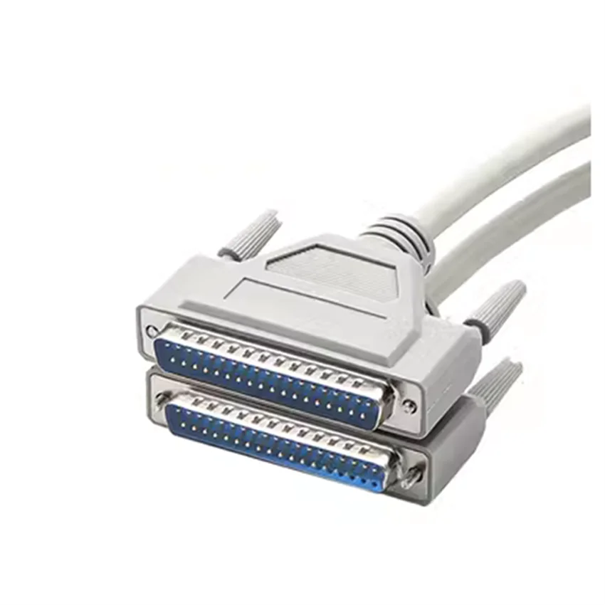 Соединительный кабель DB37, штекер к штекеру, 2-рядный, 37-контактный кабель для передачи данных, сигнальный кабель управления картой движения, кабель для передачи данных программатора ПЛК