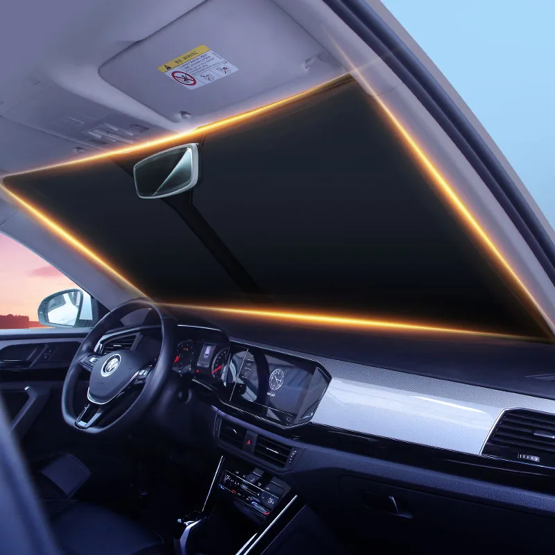 Солнцезащитный козырек на лобовом стекле автомобиля | отражатель Солнцезащитный козырек Обеспечивает максимальную защиту салона автомобиля | Классный автомобильный светоотражающий солнцезащитный крем Подходит