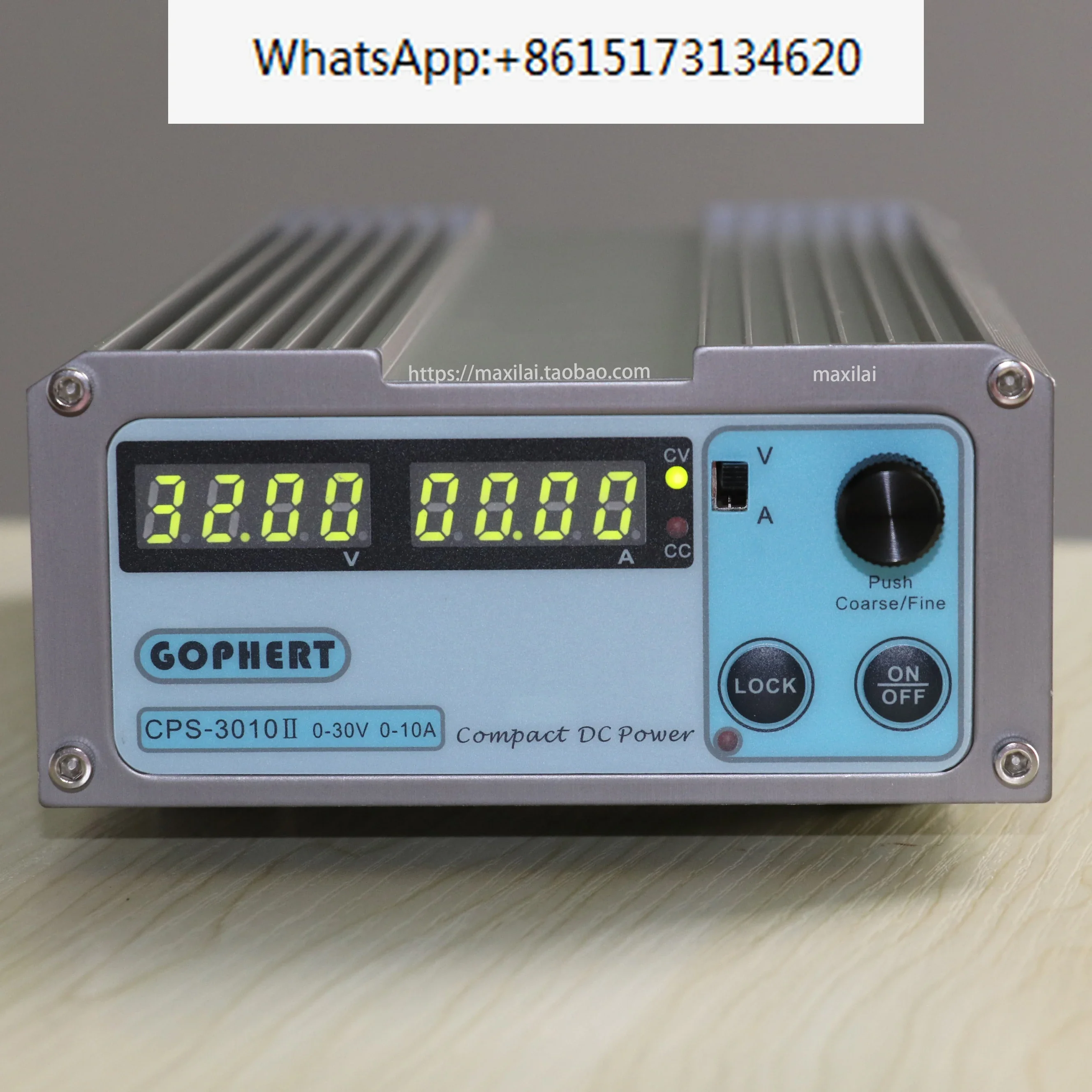 Стабилизированный импульсный источник питания постоянного тока Gophert CPS-3010II малого размера NPS-3001 с регулировкой 30v10a