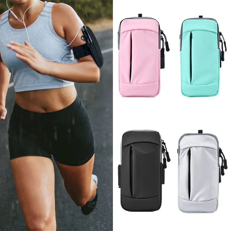Сумка для бега, спортивная сумка для телефона, 7-дюймовая повязка на руку, аксессуары для бега, набедренная сумка на запястье, спортивная сумка через плечо