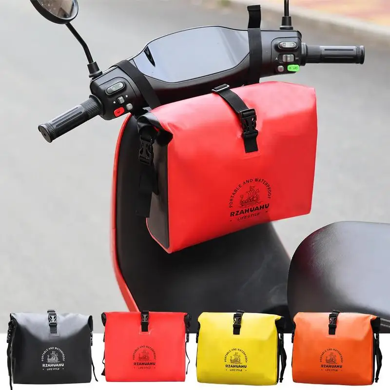 Сумка для инструментов для мотоцикла, универсальная сумка для хранения седла на руле мотоцикла, водонепроницаемая сумка Большой емкости для инструментов для электромобилей, сумка для инструментов