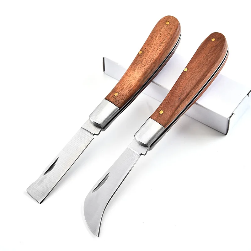 Тактический нож Твердость лезвия 3Cr13, ручка из грушевого дерева, складной нож, уличные инструменты, Охотничий нож для выживания в кемпинге, фруктовый нож