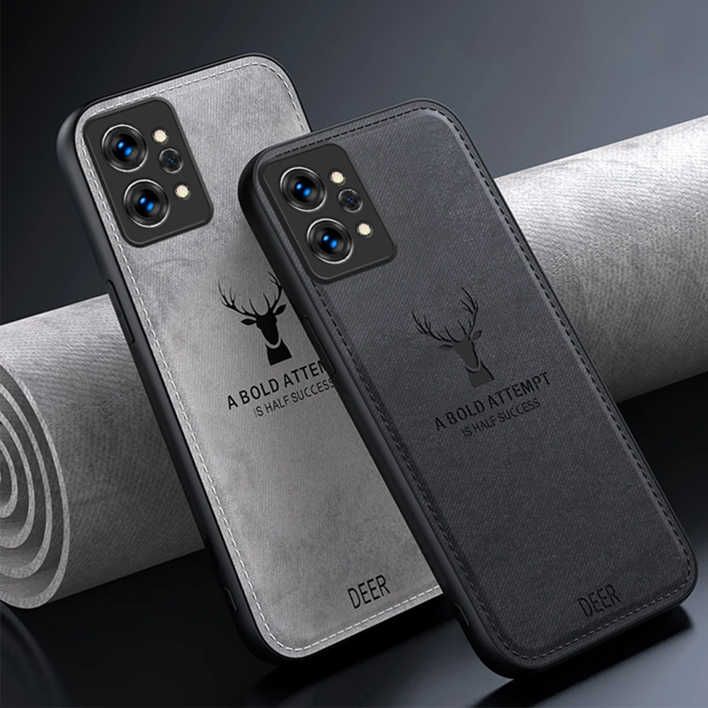 Тканевый Чехол для Oppo Realme GT2 Pro Cover Deer Cloth Силиконовая Защита Full Len Чехол Для телефона RealmeGT2Pro RMX3301 RMX3300 Coque