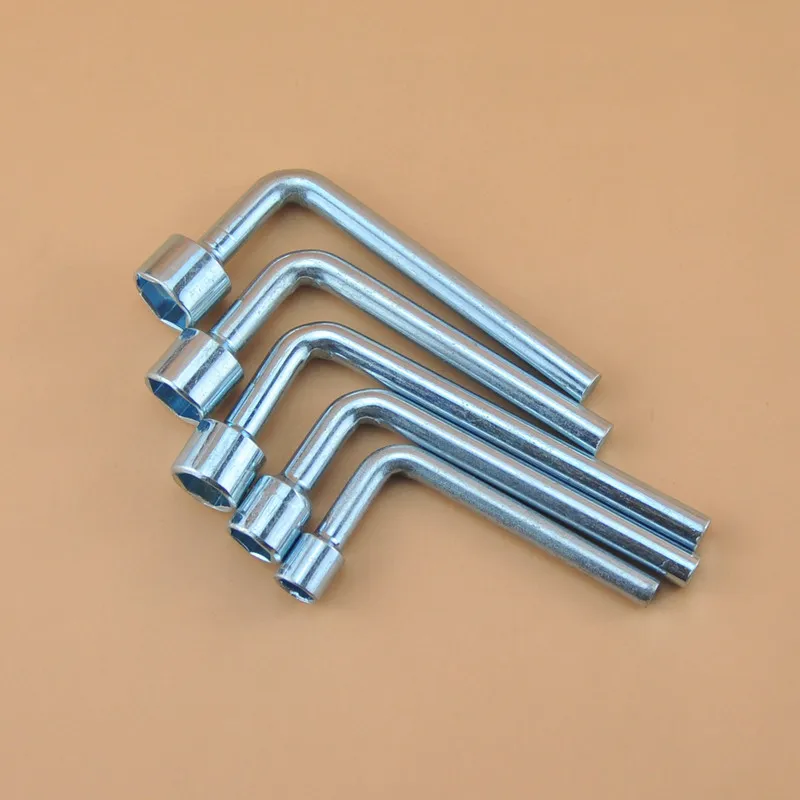 Торцевой ключ L-типа с 7-образным наружным шестигранником для опорной трубы