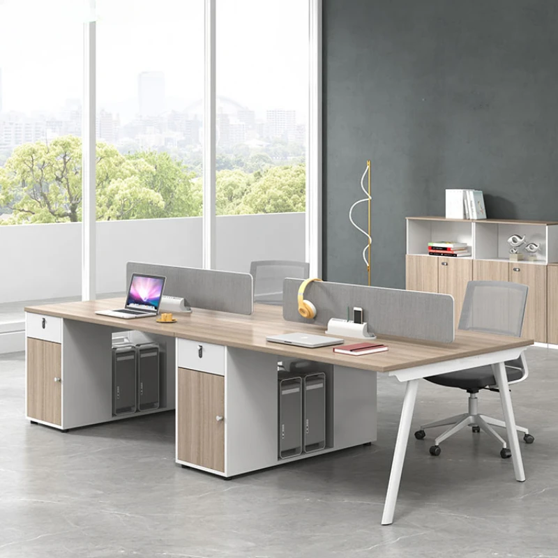 Уголок для кабинета Рабочий стол Офис для персонала Современные Представительские Аксессуары для роскошных столов Компьютерные Столы Бюро Meuble Furniture HD50WD