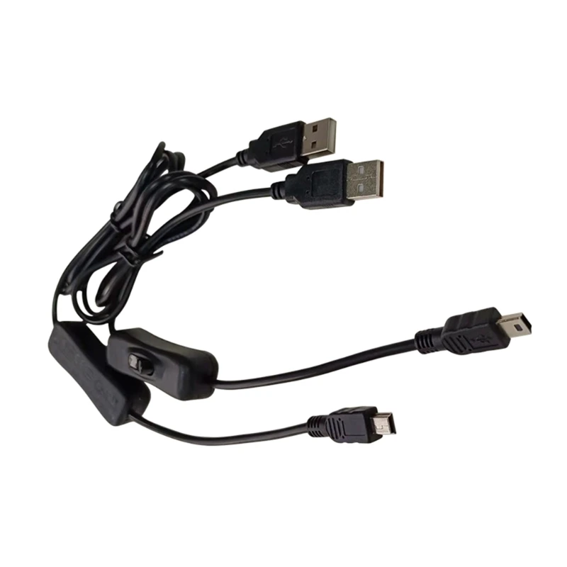 Удлинительный кабель USB Y1UB с Переключателями ВКЛЮЧЕНИЯ/выключения Кабель USB-Mini USB Поддерживает Передачу Данных 480 Мбит/с для мини-USB-камеры Планшета Телефона