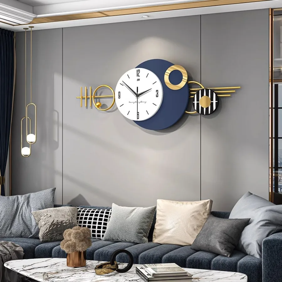 Украшение Домашних Настенных Часов Ручной Работы Элегантный Подарок Круглые Домашние Настенные Часы С Художественным Номером Золото Современный Дизайн Reloj Pared Wall Decor