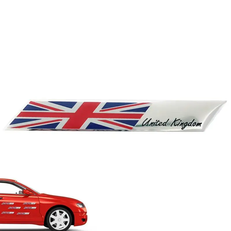 Флаг Юнион Джек Автомобильная Эмблема Англия Флаг Великобритании Сплав Эмблемы Значок Королева Мемориальная Вечеринка Реквизит Эмблема Наклейка Наклейки