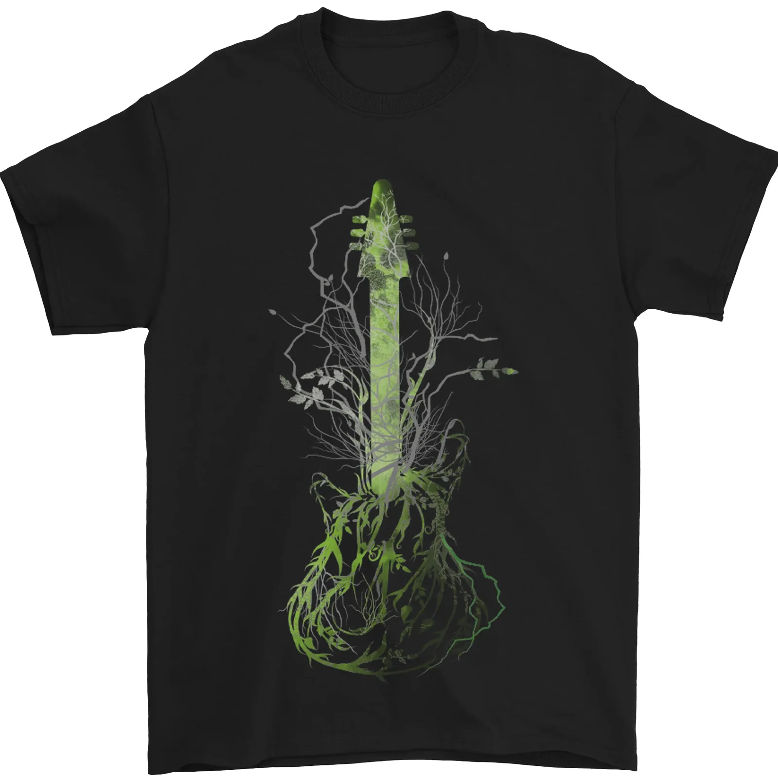 Футболка Акустического Гитариста Green Guitar Tree из 100% Хлопка