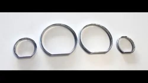 Хромированные кольца циферблата спидометра, накладка безеля для BMW E46 M3 M