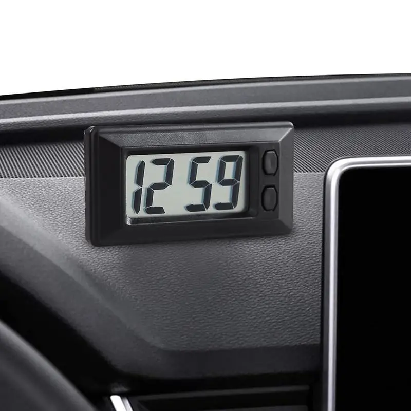 Цифровые часы на приборной панели автомобиля; Время на приборной панели грузовика; Цифровые часы на приборной панели автомобиля; Светодиодные часы; Клей для автомобиля; Мини-декор для