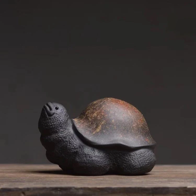 Чайники LUWU из фиолетовой глины, чайное украшение в виде черепахи, чайная игра исин зиша