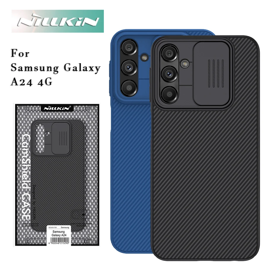 Чехол Nillkin для Samsung Galaxy A24 4G, бизнес-чехол, защита камеры, задняя крышка, объектив для Samsung Galaxy A24 4G